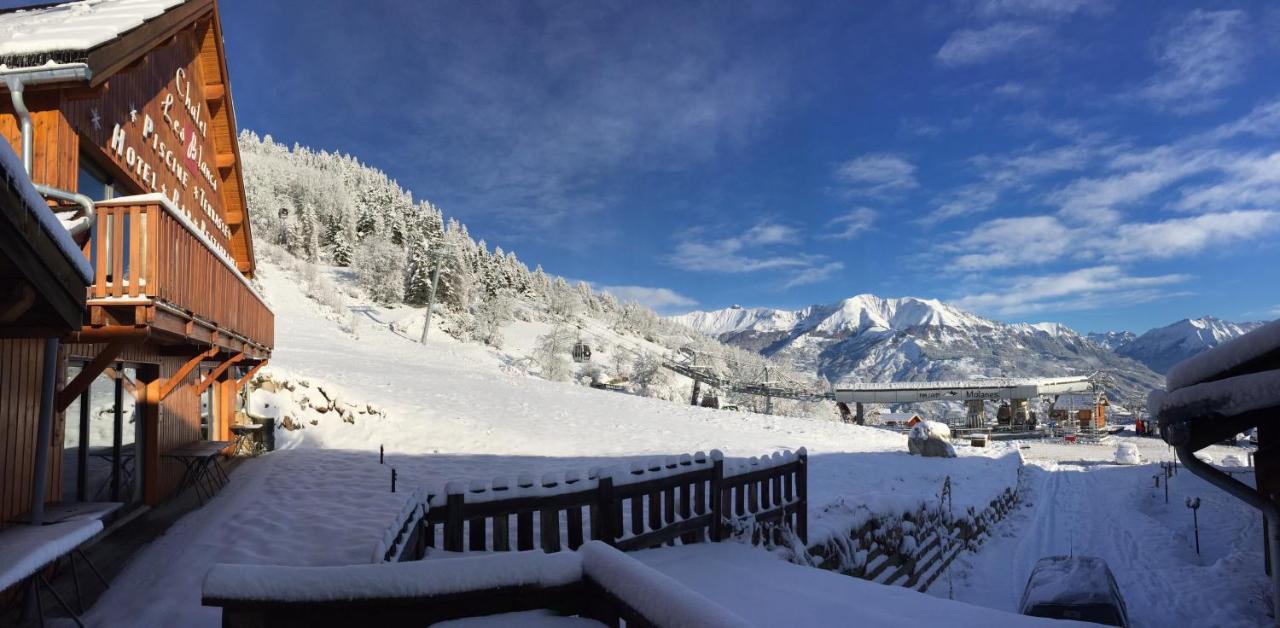 Chalet Hotel Les Blancs Pra Loup Exterior foto